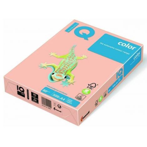 Papier ksero A4/500/80g Mondi IQ łososiowy